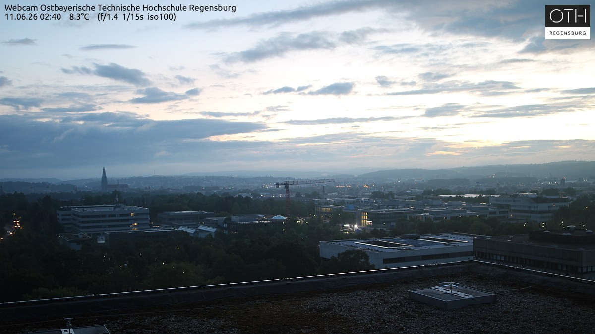 Archiv Foto Webcam Regensburg: Technische Hochschule