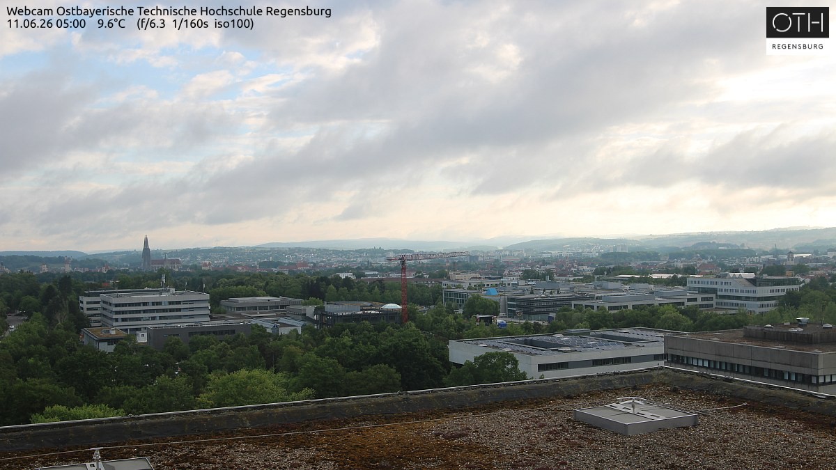 Archiv Foto Webcam Regensburg: Technische Hochschule