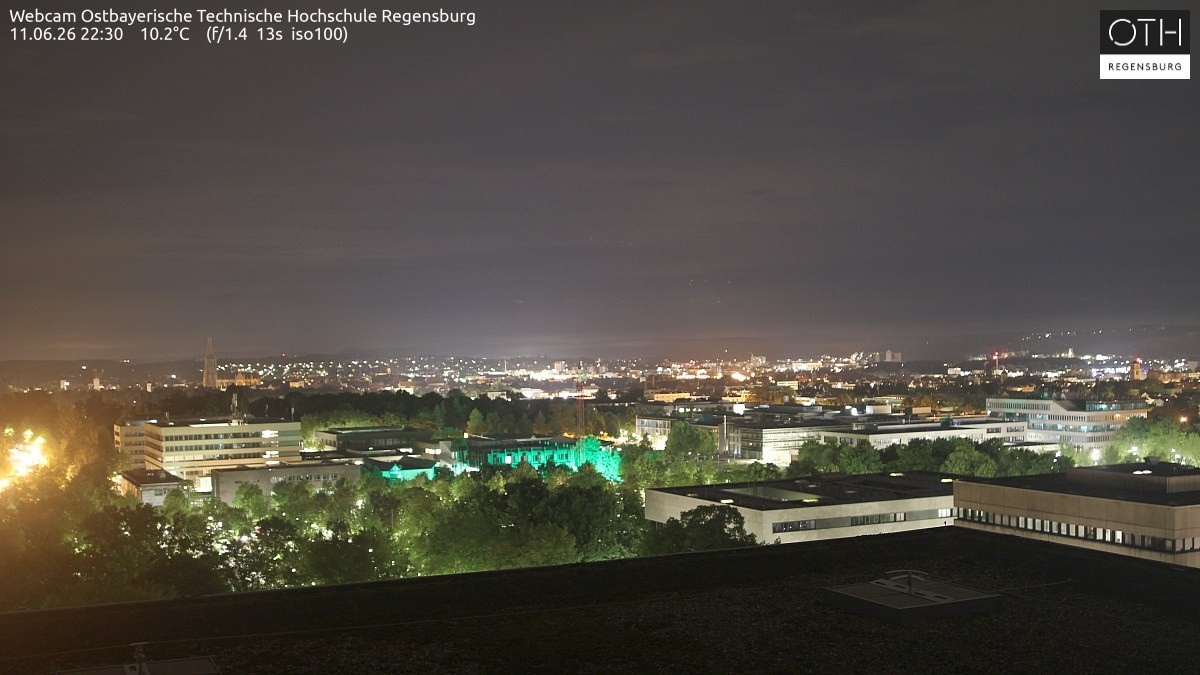 Archiv Foto Webcam Regensburg: Technische Hochschule