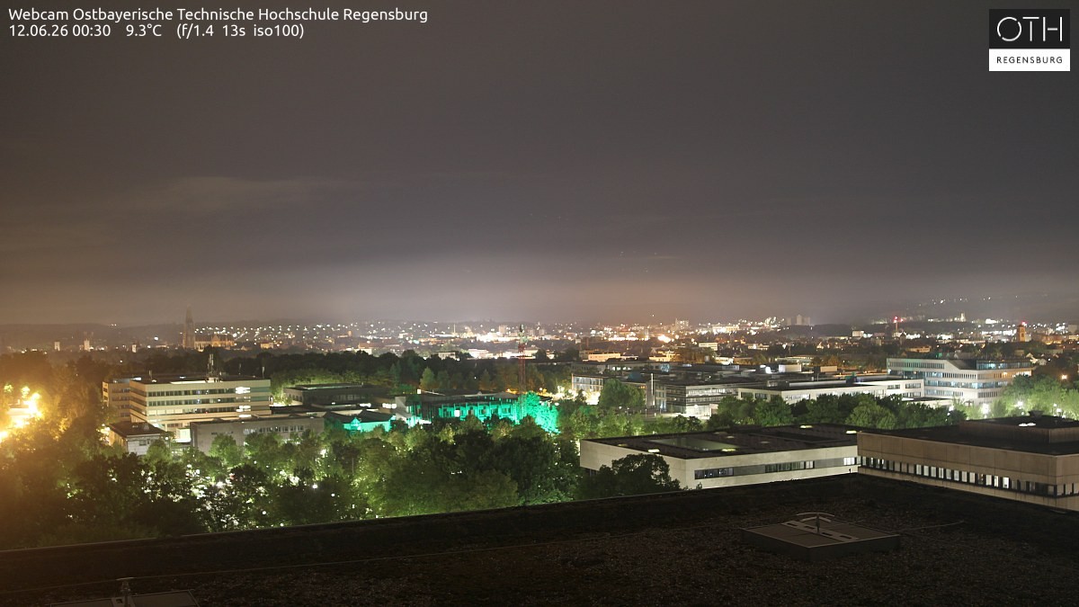Archiv Foto Webcam Regensburg: Technische Hochschule