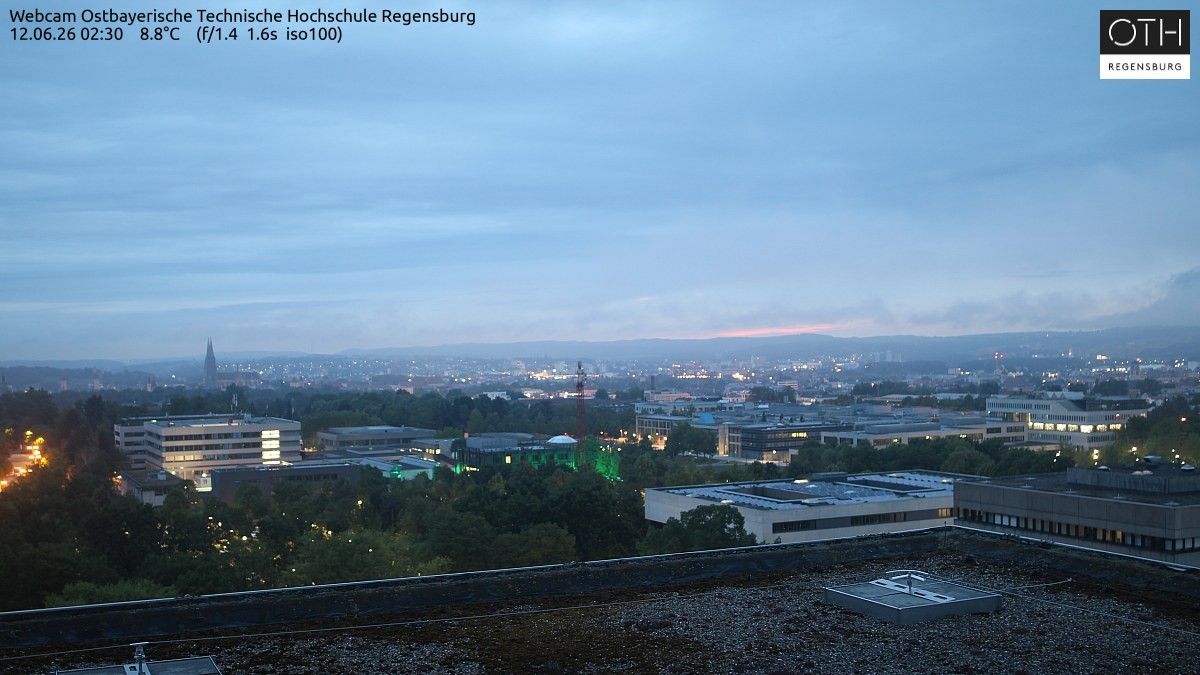 Archiv Foto Webcam Regensburg: Technische Hochschule