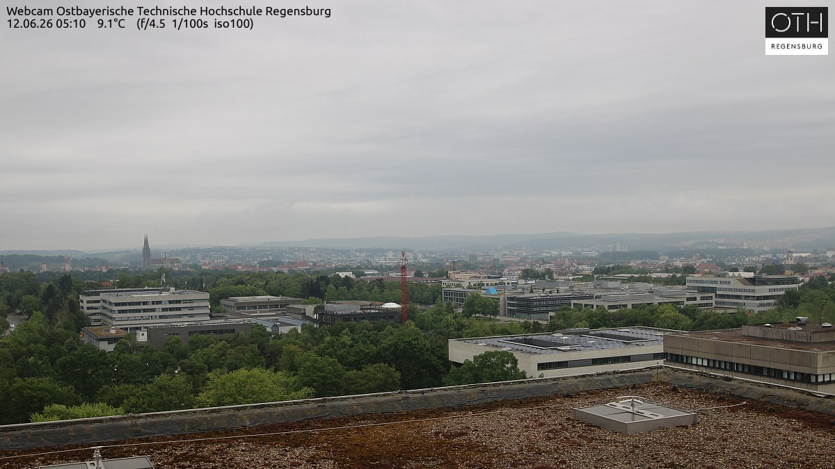 Archiv Foto Webcam Regensburg: Technische Hochschule