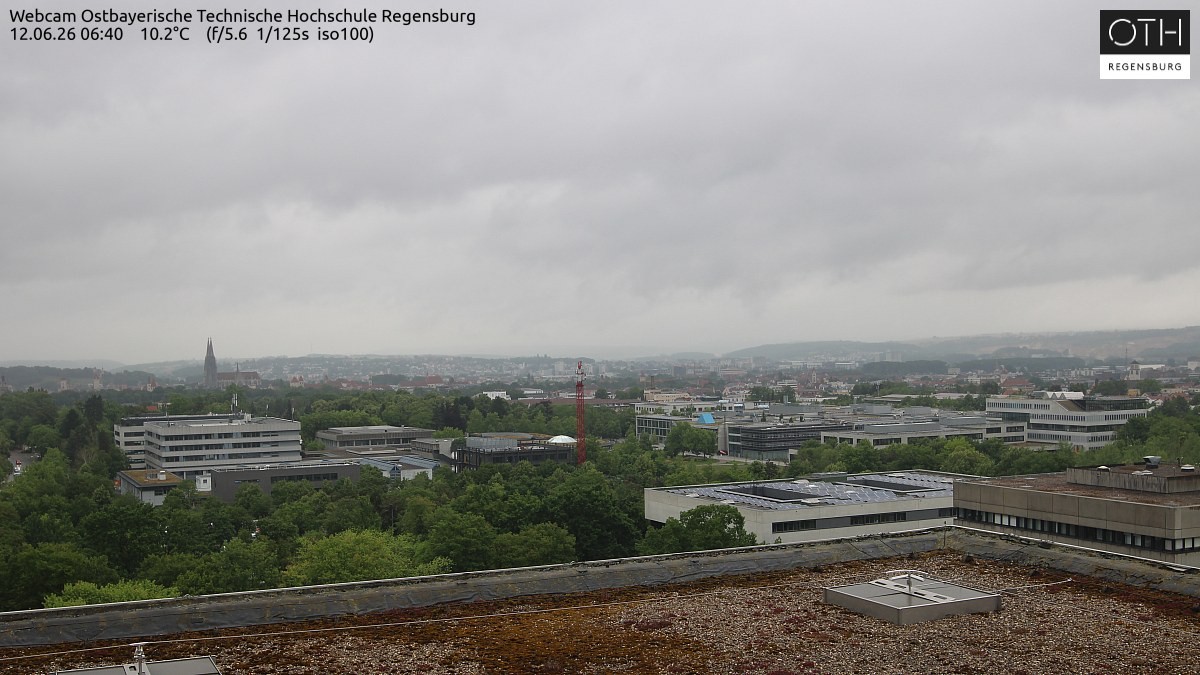 Archiv Foto Webcam Regensburg: Technische Hochschule