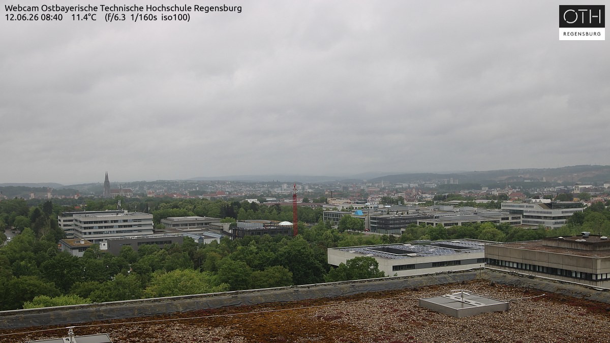 Archived image Regensburg - Webcam OTH