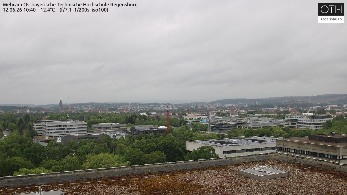 Archived image Regensburg - Webcam OTH