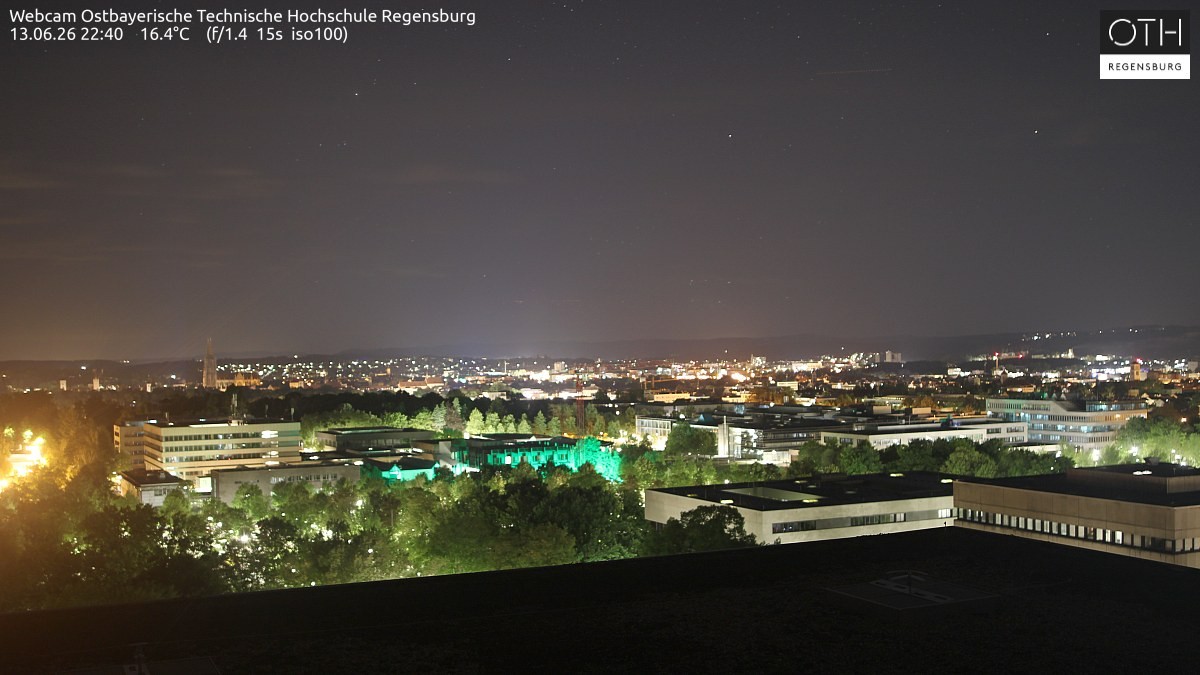 Archiv Foto Webcam Regensburg: Technische Hochschule