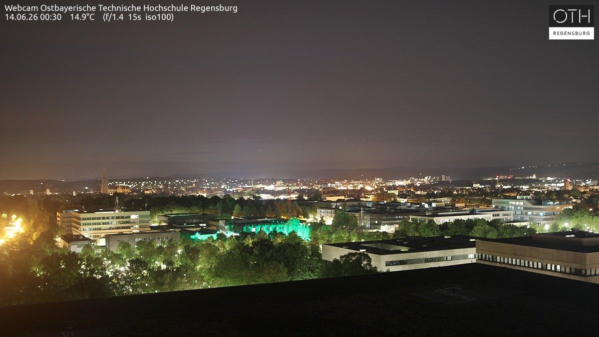 Archiv Foto Webcam Regensburg: Technische Hochschule