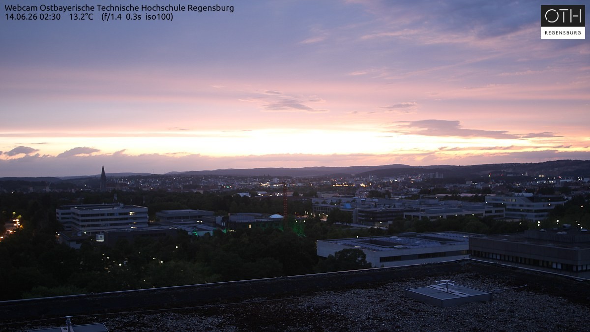 Archiv Foto Webcam Regensburg: Technische Hochschule
