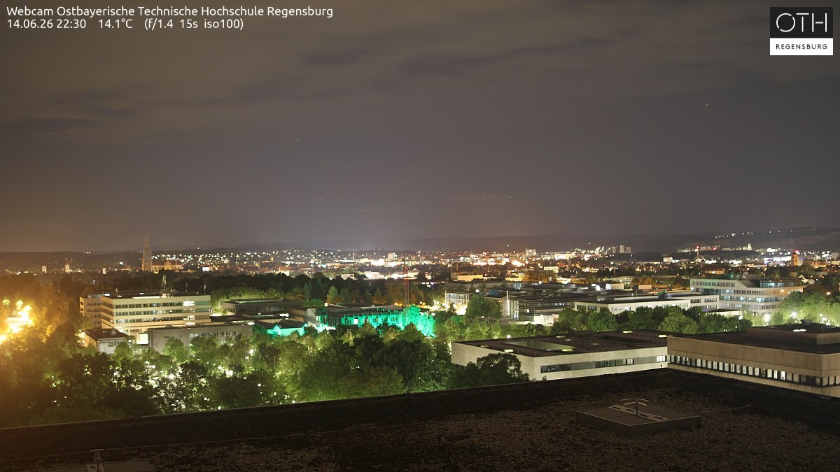 Archiv Foto Webcam Regensburg: Technische Hochschule