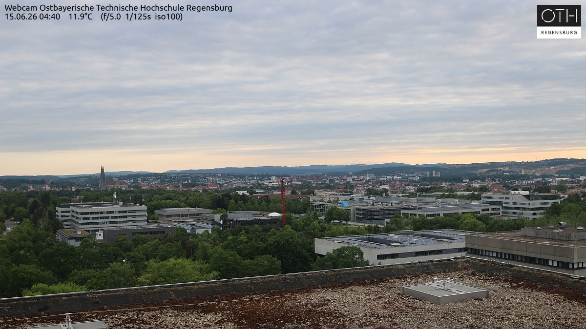 Archiv Foto Webcam Regensburg: Technische Hochschule