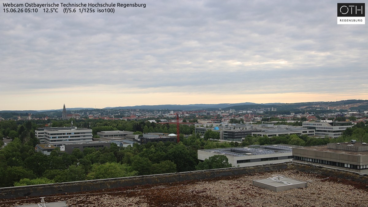 Archiv Foto Webcam Regensburg: Technische Hochschule