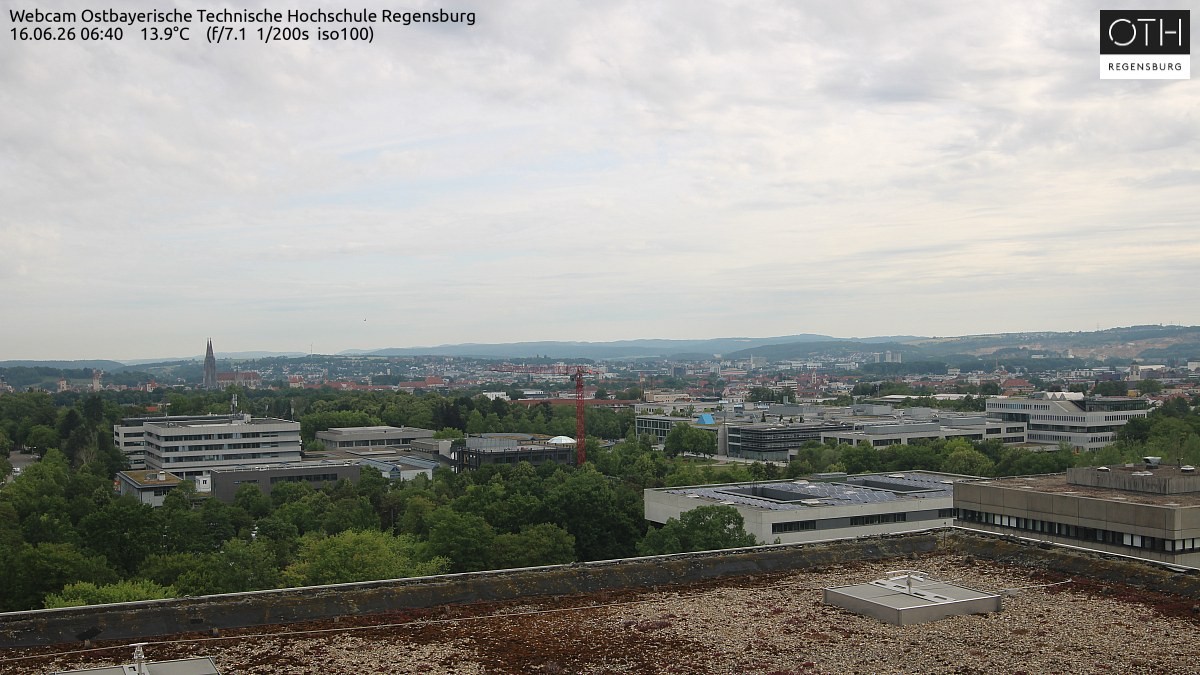 Archiv Foto Webcam Regensburg: Technische Hochschule