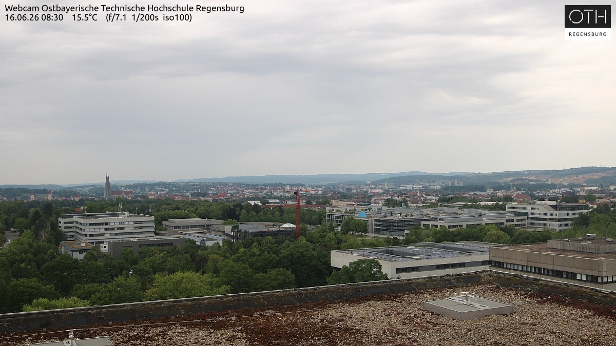 Archiv Foto Webcam Regensburg: Technische Hochschule