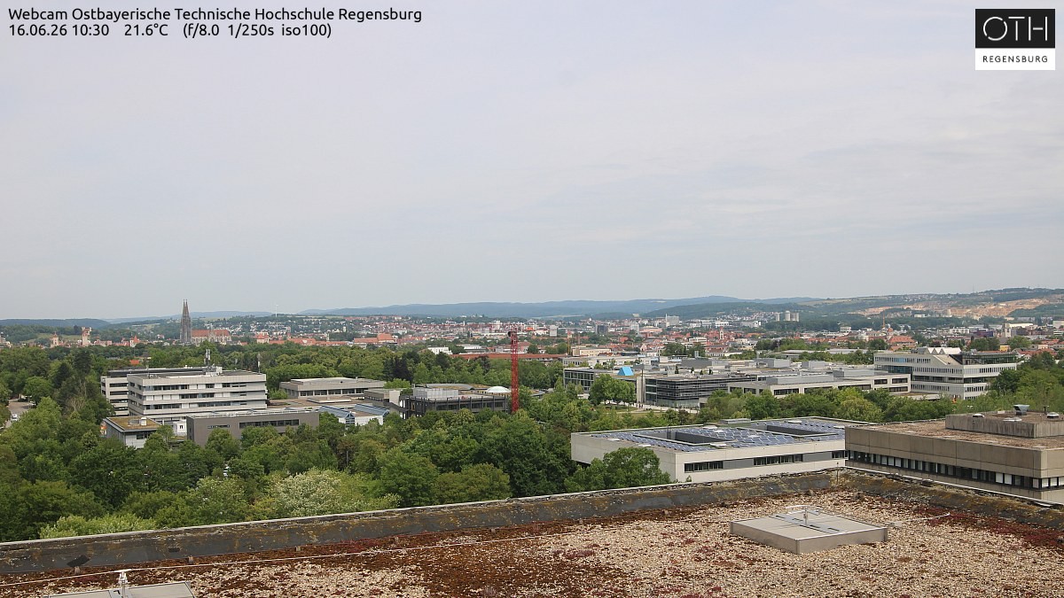 Archiv Foto Webcam Regensburg: Technische Hochschule
