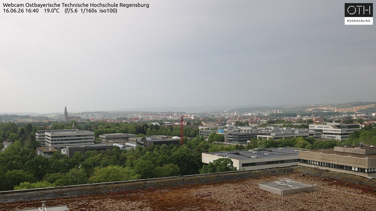 Archiv Foto Webcam Regensburg: Technische Hochschule