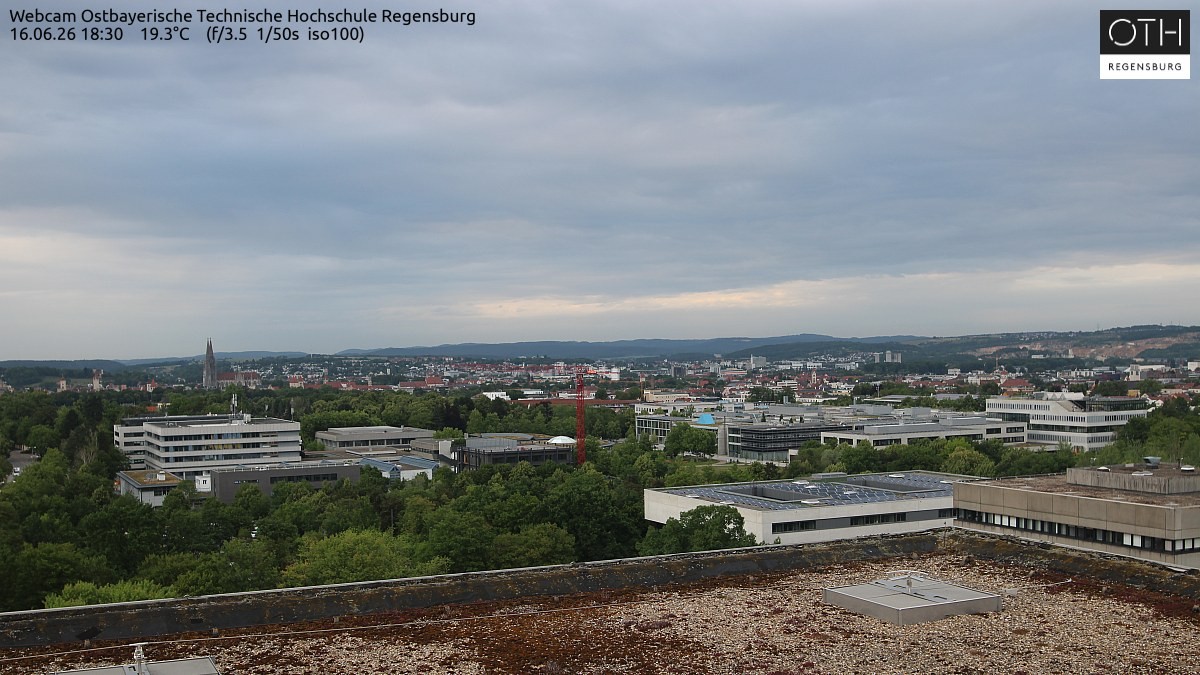 Archived image Regensburg - Webcam OTH