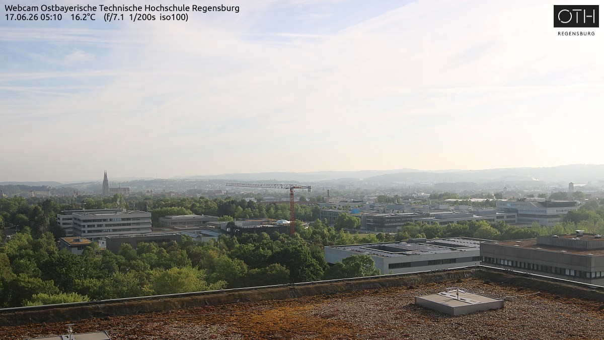Archived image Regensburg - Webcam OTH