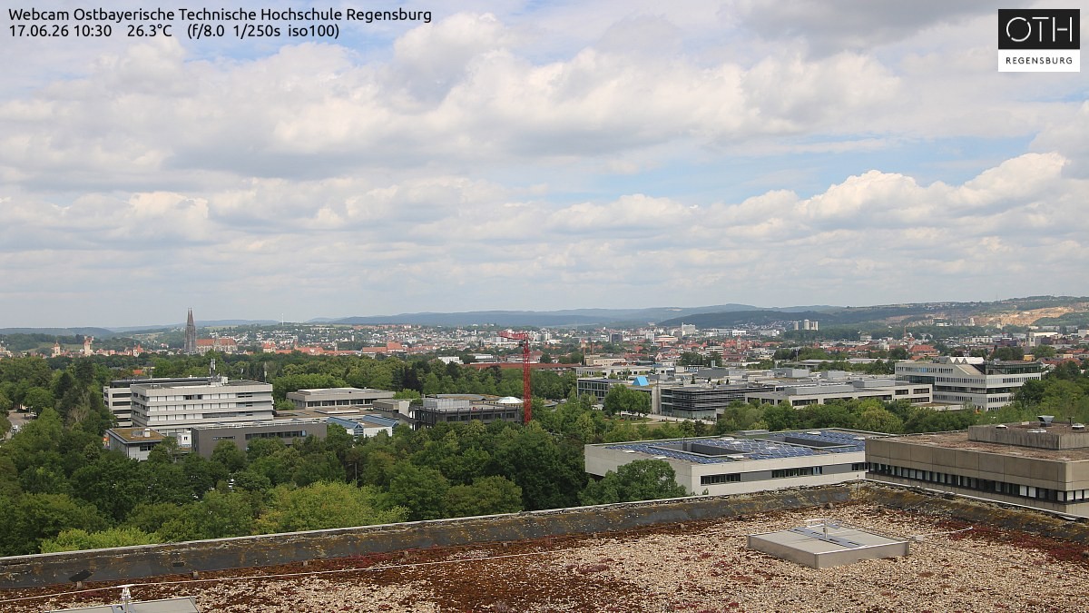 Archived image Regensburg - Webcam OTH