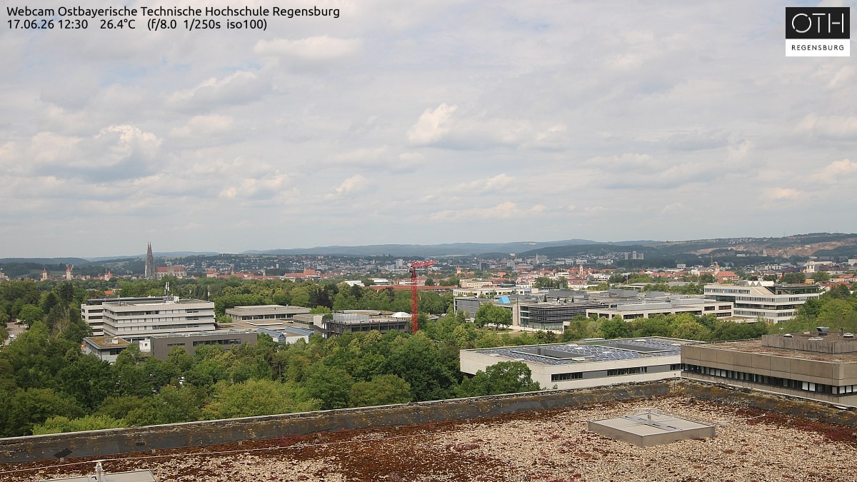 Archiv Foto Webcam Regensburg: Technische Hochschule