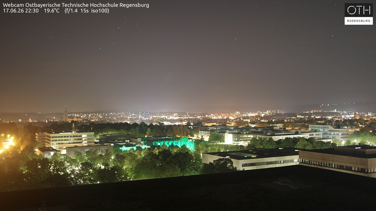 Archiv Foto Webcam Regensburg: Technische Hochschule