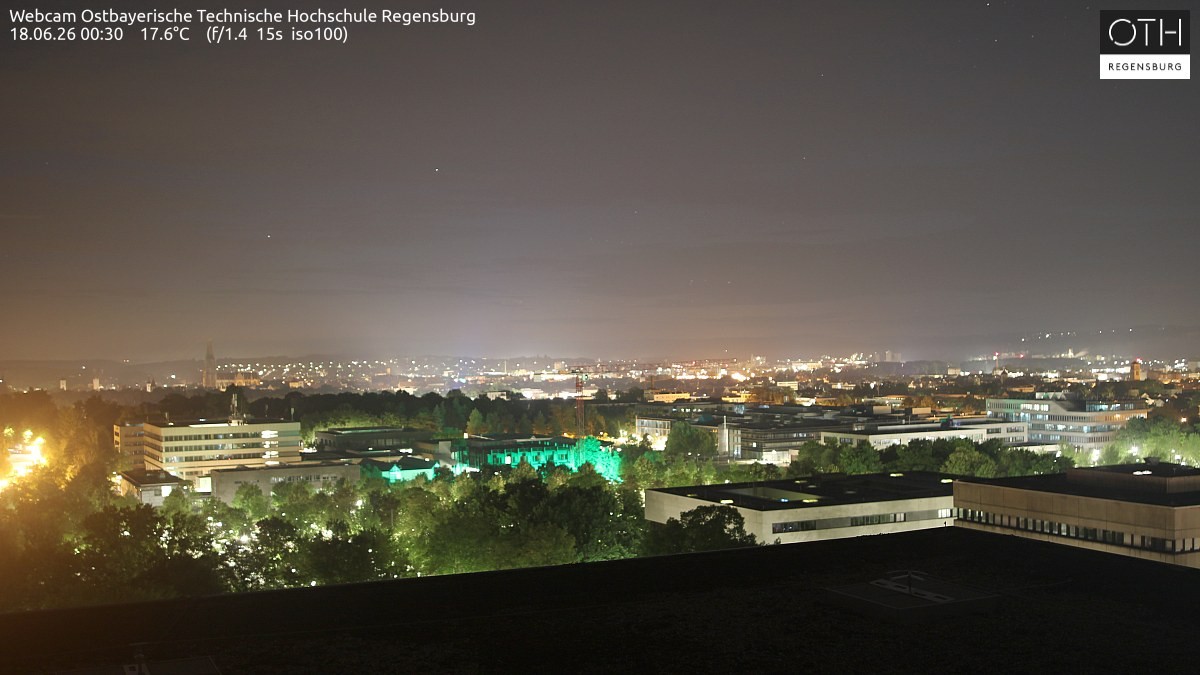 Archiv Foto Webcam Regensburg: Technische Hochschule