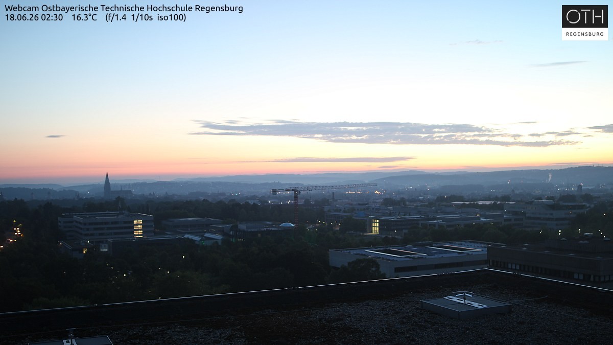 Archiv Foto Webcam Regensburg: Technische Hochschule