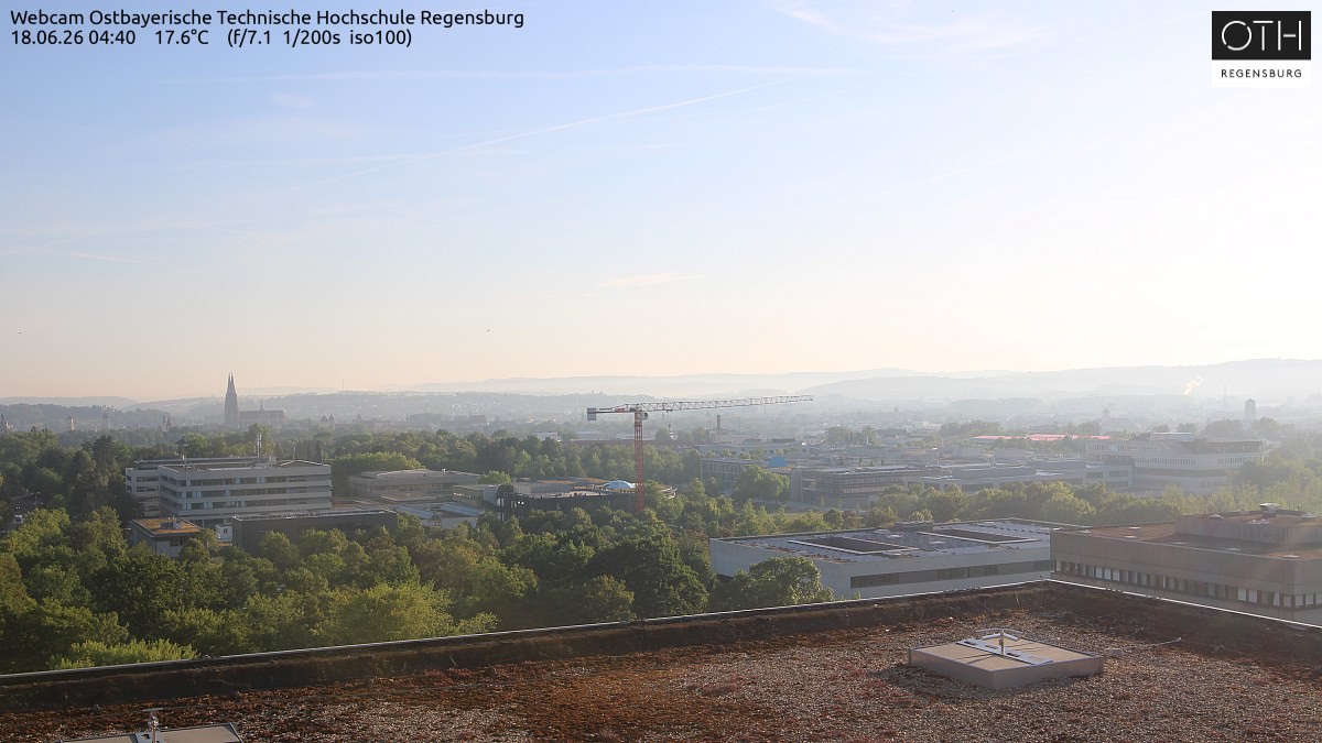Archiv Foto Webcam Regensburg: Technische Hochschule