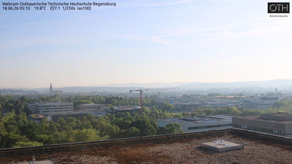 Archiv Foto Webcam Regensburg: Technische Hochschule
