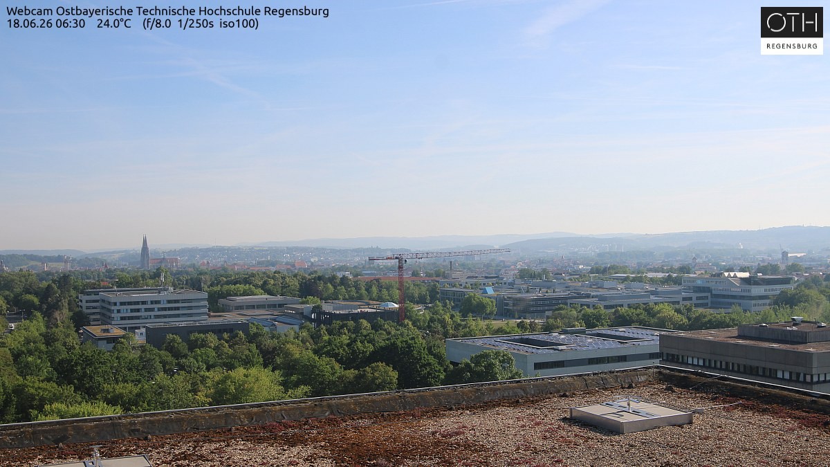 Archiv Foto Webcam Regensburg: Technische Hochschule