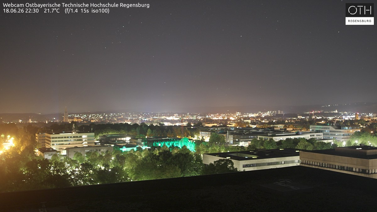 Archiv Foto Webcam Regensburg: Technische Hochschule