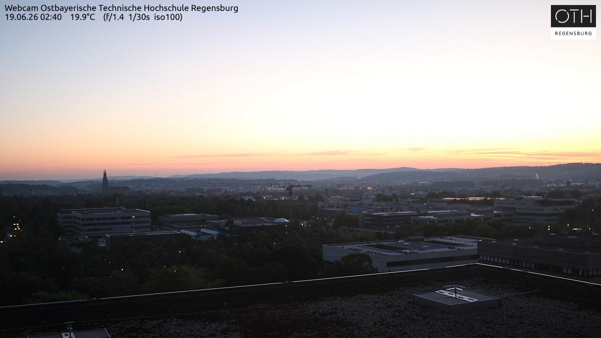 Archiv Foto Webcam Regensburg: Technische Hochschule