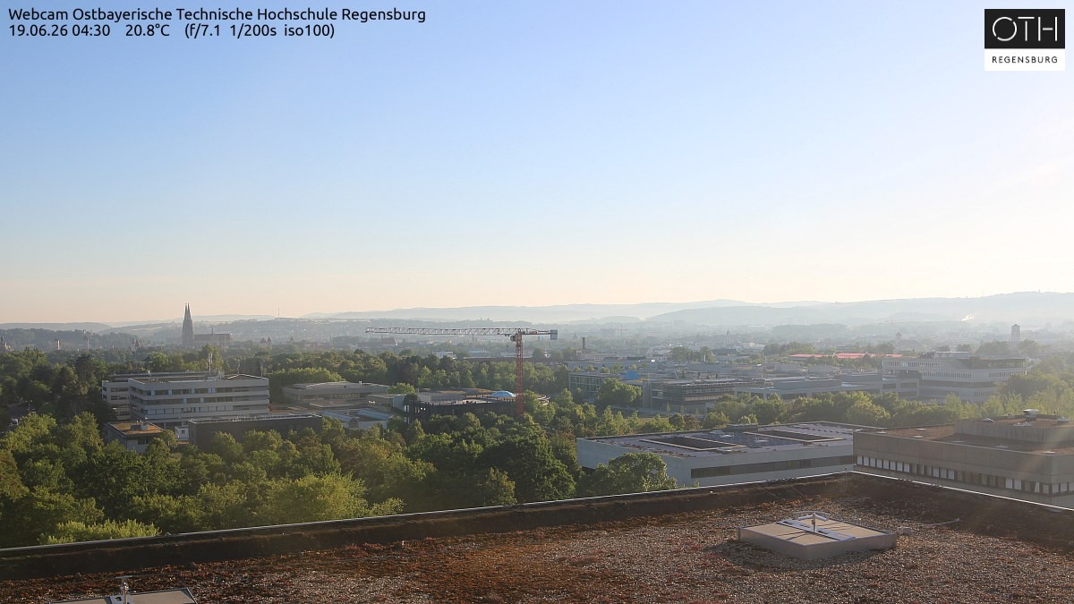 Archiv Foto Webcam Regensburg: Technische Hochschule