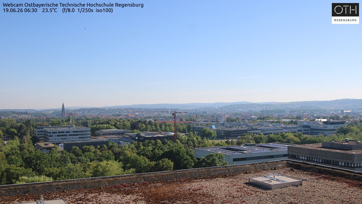 Archiv Foto Webcam Regensburg: Technische Hochschule