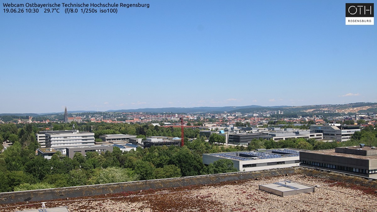 Archived image Regensburg - Webcam OTH