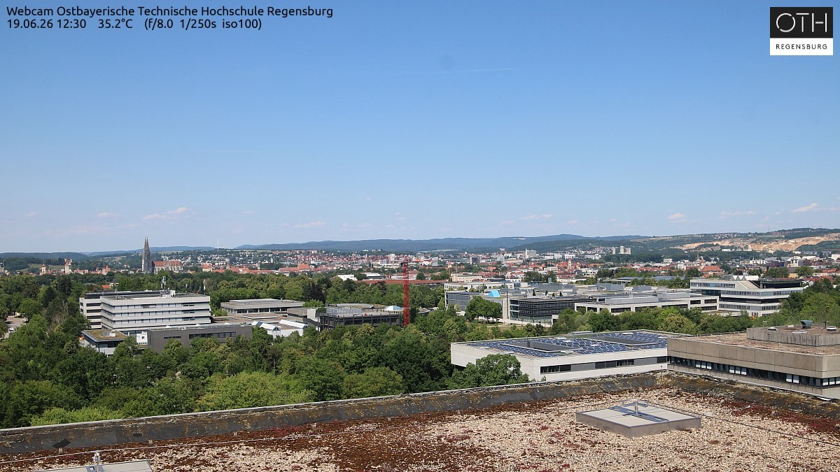 Archived image Regensburg - Webcam OTH