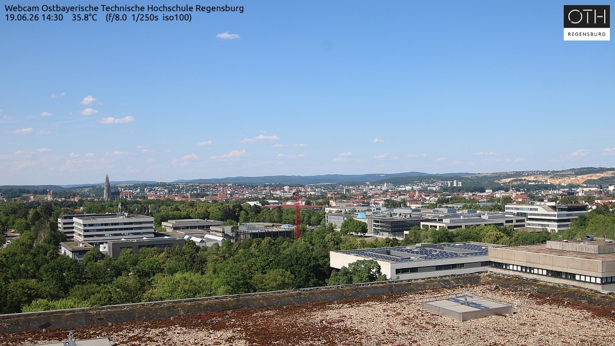 Archived image Regensburg - Webcam OTH