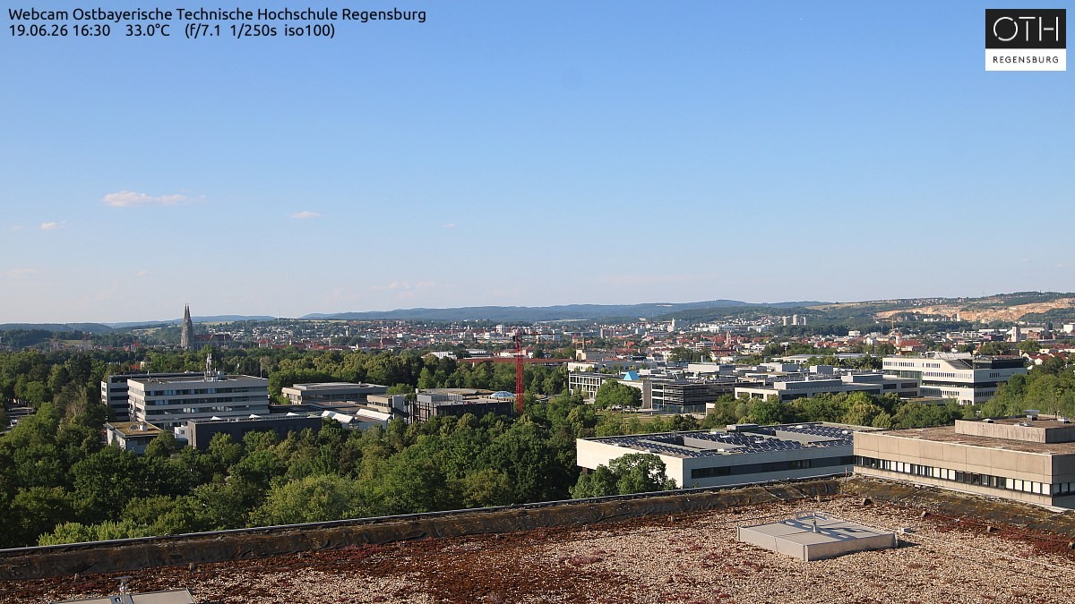 Archived image Regensburg - Webcam OTH