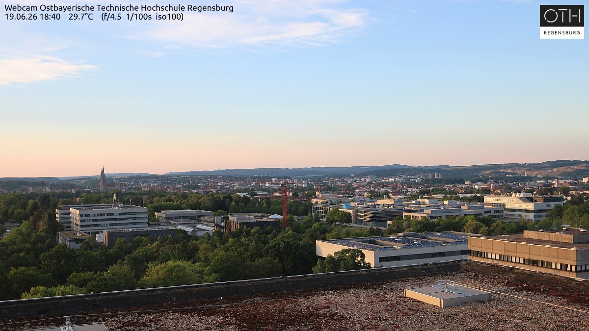 Archiv Foto Webcam Regensburg: Technische Hochschule