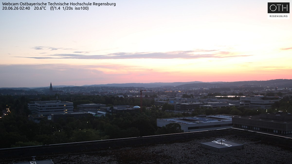 Archiv Foto Webcam Regensburg: Technische Hochschule