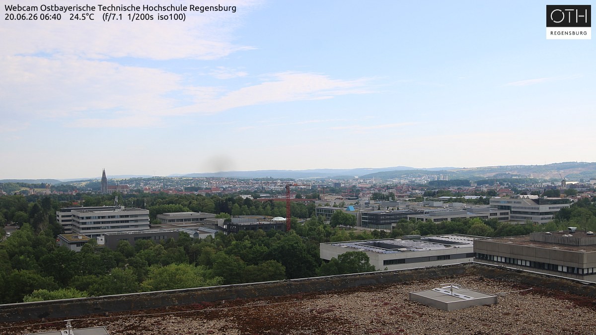 Archiv Foto Webcam Regensburg: Technische Hochschule