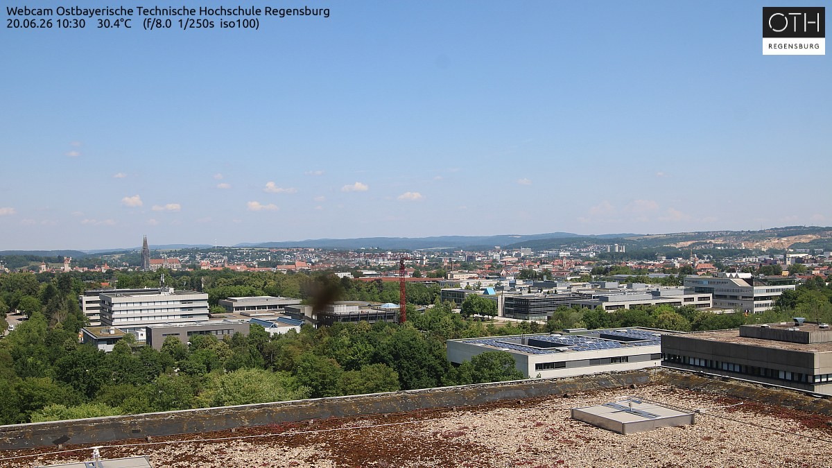 Archiv Foto Webcam Regensburg: Technische Hochschule