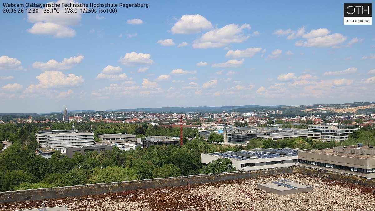 Archiv Foto Webcam Regensburg: Technische Hochschule