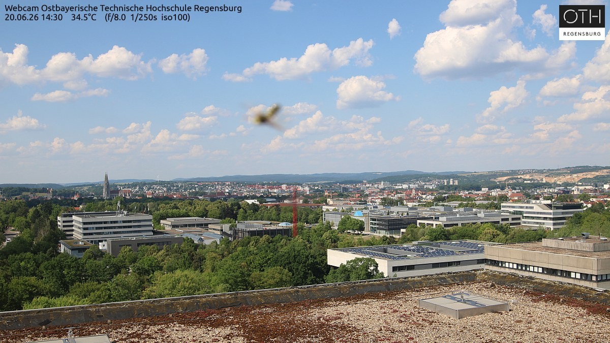 Archiv Foto Webcam Regensburg: Technische Hochschule