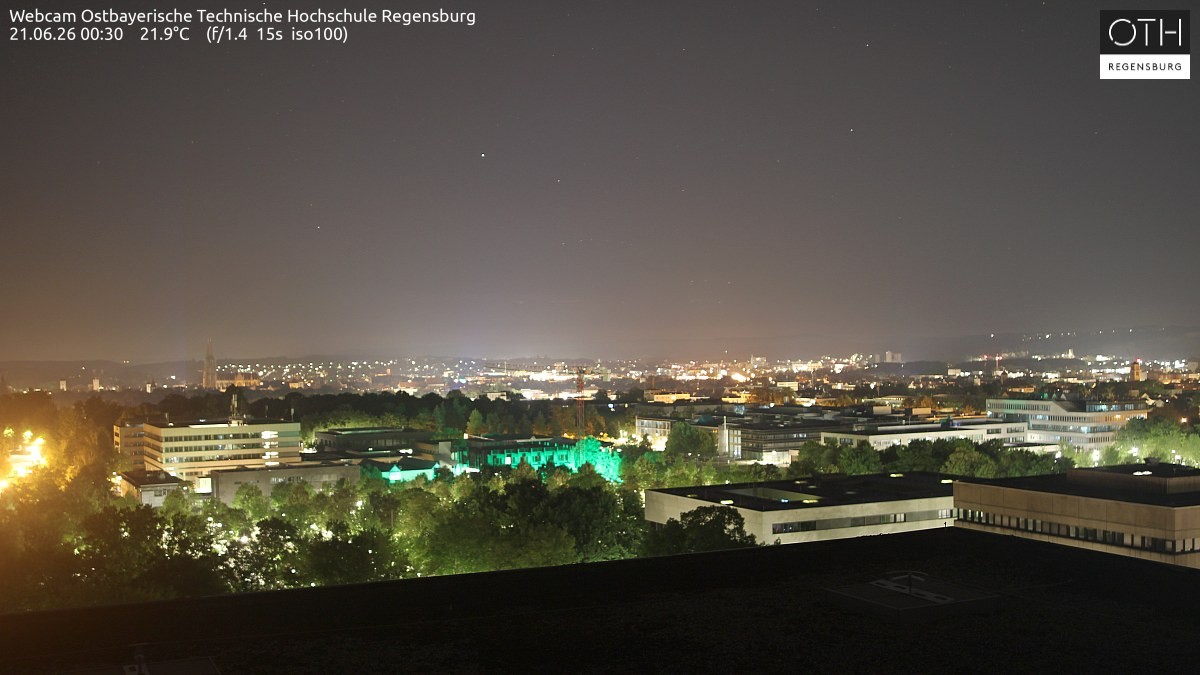 Archiv Foto Webcam Regensburg: Technische Hochschule