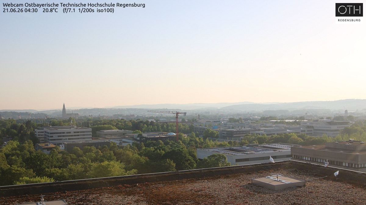 Archiv Foto Webcam Regensburg: Technische Hochschule
