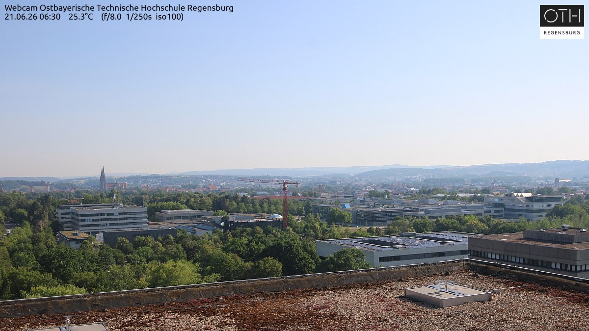 Archiv Foto Webcam Regensburg: Technische Hochschule