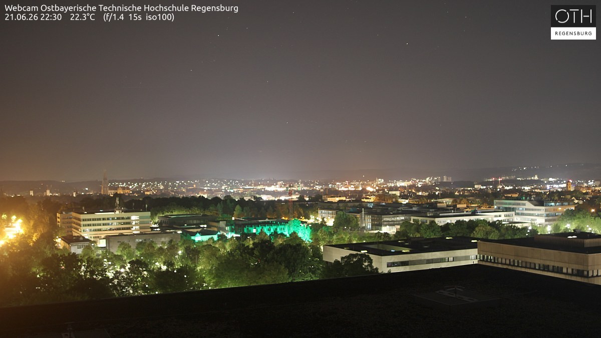 Archiv Foto Webcam Regensburg: Technische Hochschule