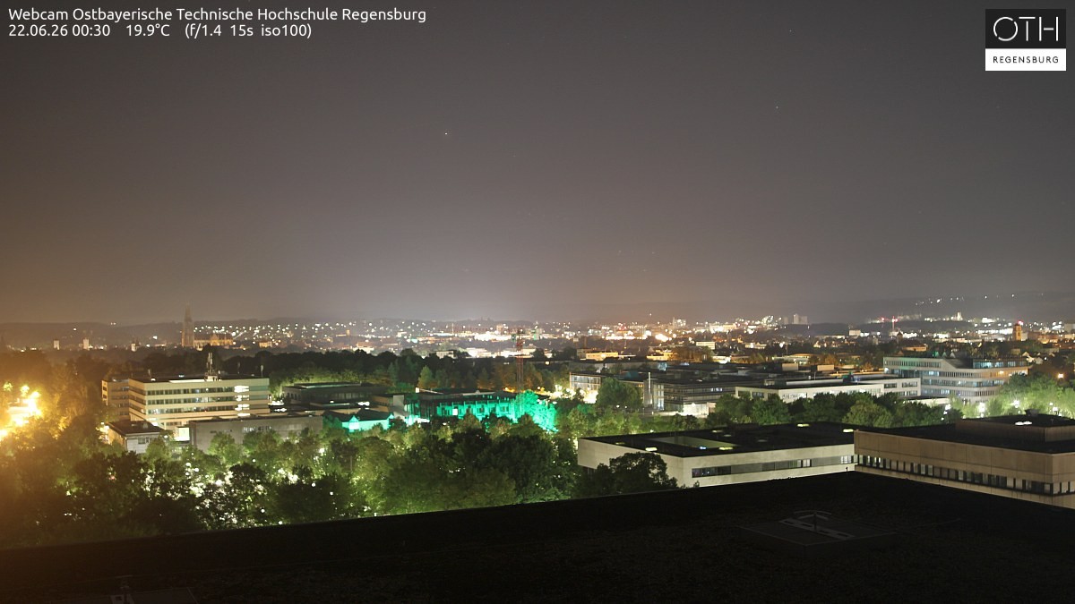 Archiv Foto Webcam Regensburg: Technische Hochschule
