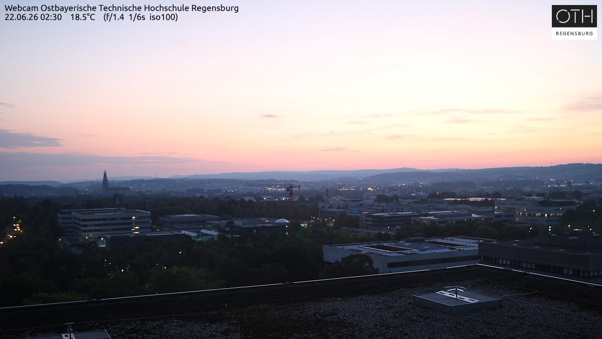 Archiv Foto Webcam Regensburg: Technische Hochschule