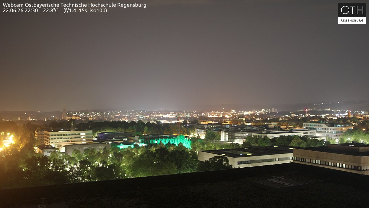 Archiv Foto Webcam Regensburg: Technische Hochschule